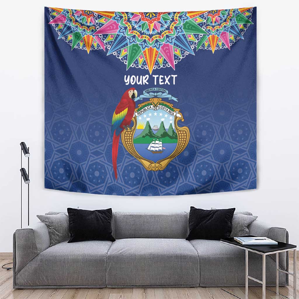 Pura Vida Costa Rica Personalized Tapestry Oxcart Ornate Inspired LT7