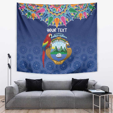 Pura Vida Costa Rica Personalized Tapestry Oxcart Ornate Inspired LT7