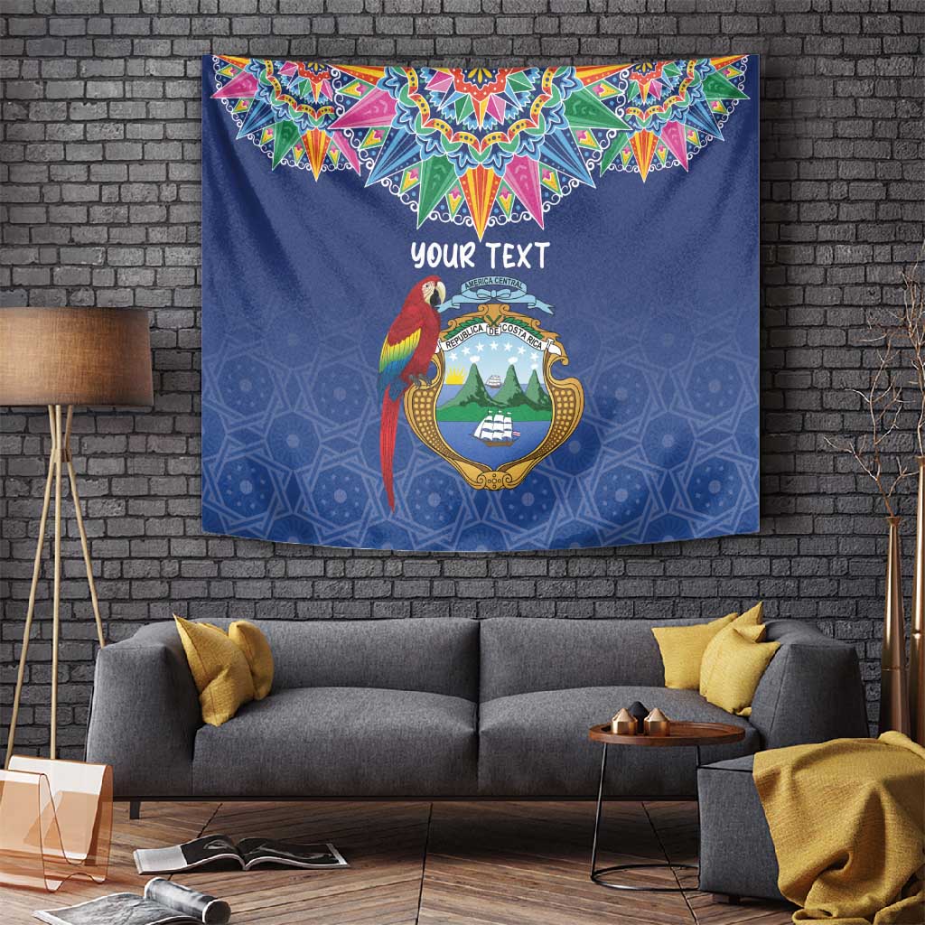 Pura Vida Costa Rica Personalized Tapestry Oxcart Ornate Inspired LT7