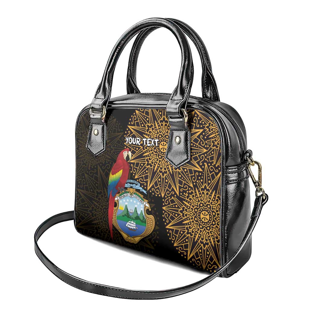 Pura Vida Costa Rica Personalized Shoulder Handbag Oxcart Ornate Inspired Gold Pattern LT7