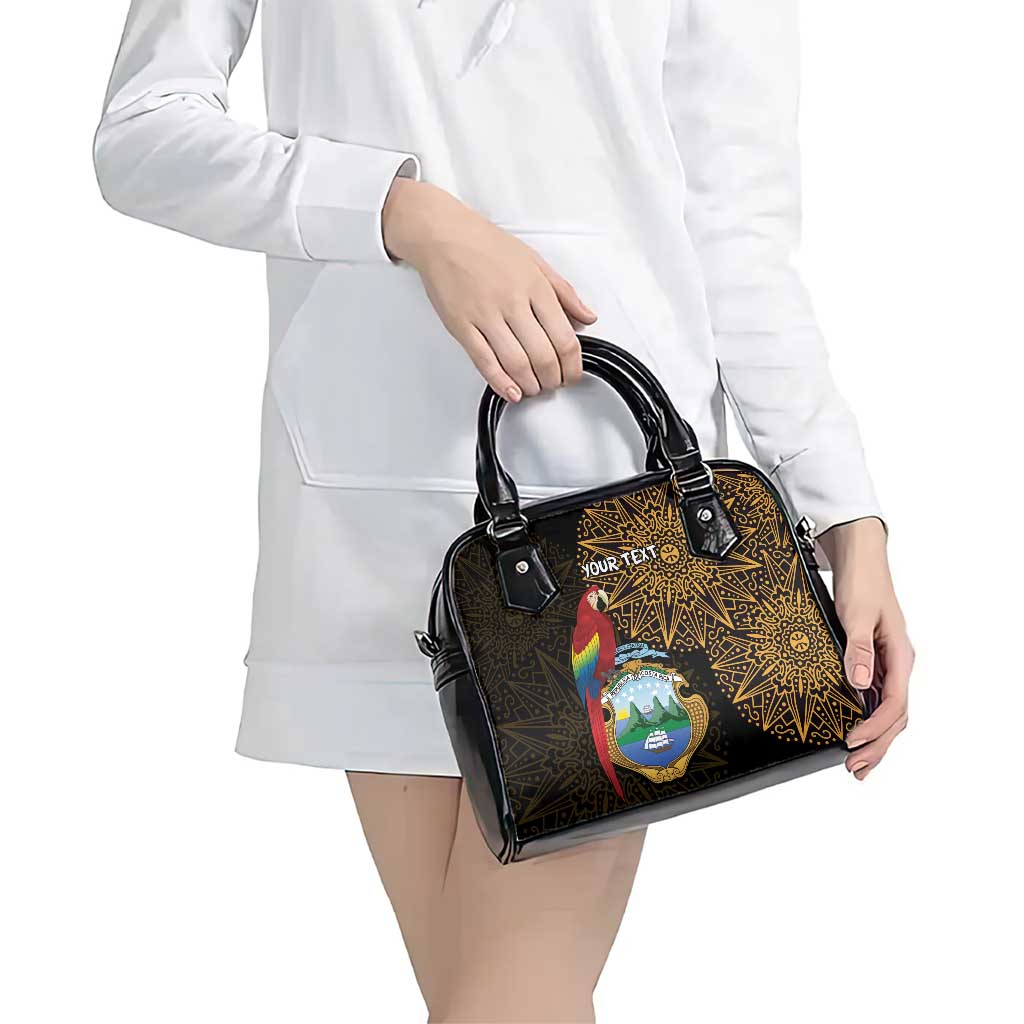 Pura Vida Costa Rica Personalized Shoulder Handbag Oxcart Ornate Inspired Gold Pattern LT7