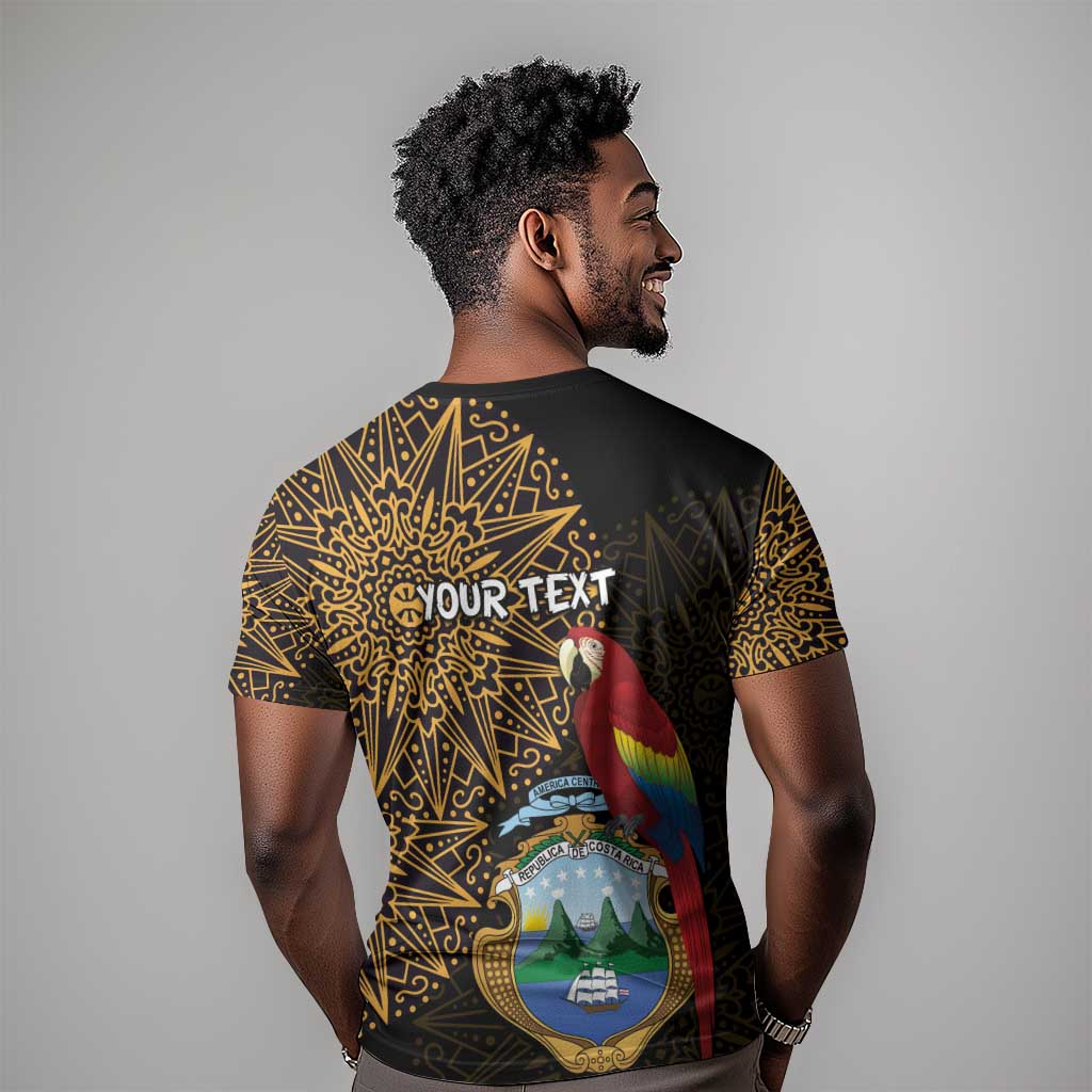 Pura Vida Costa Rica Personalized T shirt Oxcart Ornate Inspired Gold Pattern LT7