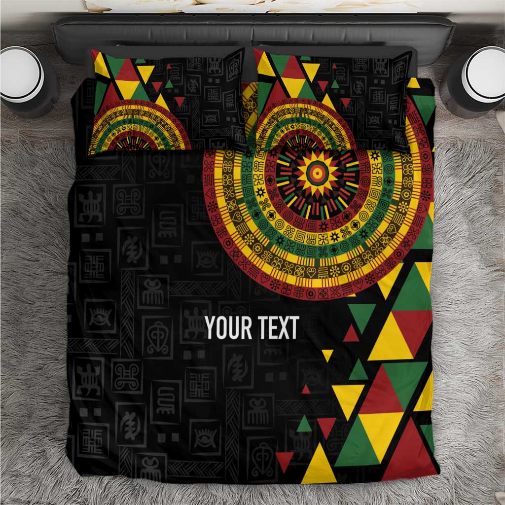 Personalized Adinkra Afro-Akan Culture Bedding Set Afrikan Colors LT7