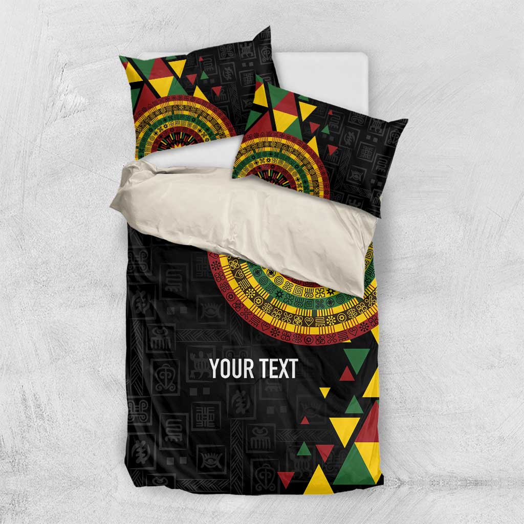 Personalized Adinkra Afro-Akan Culture Bedding Set Afrikan Colors LT7