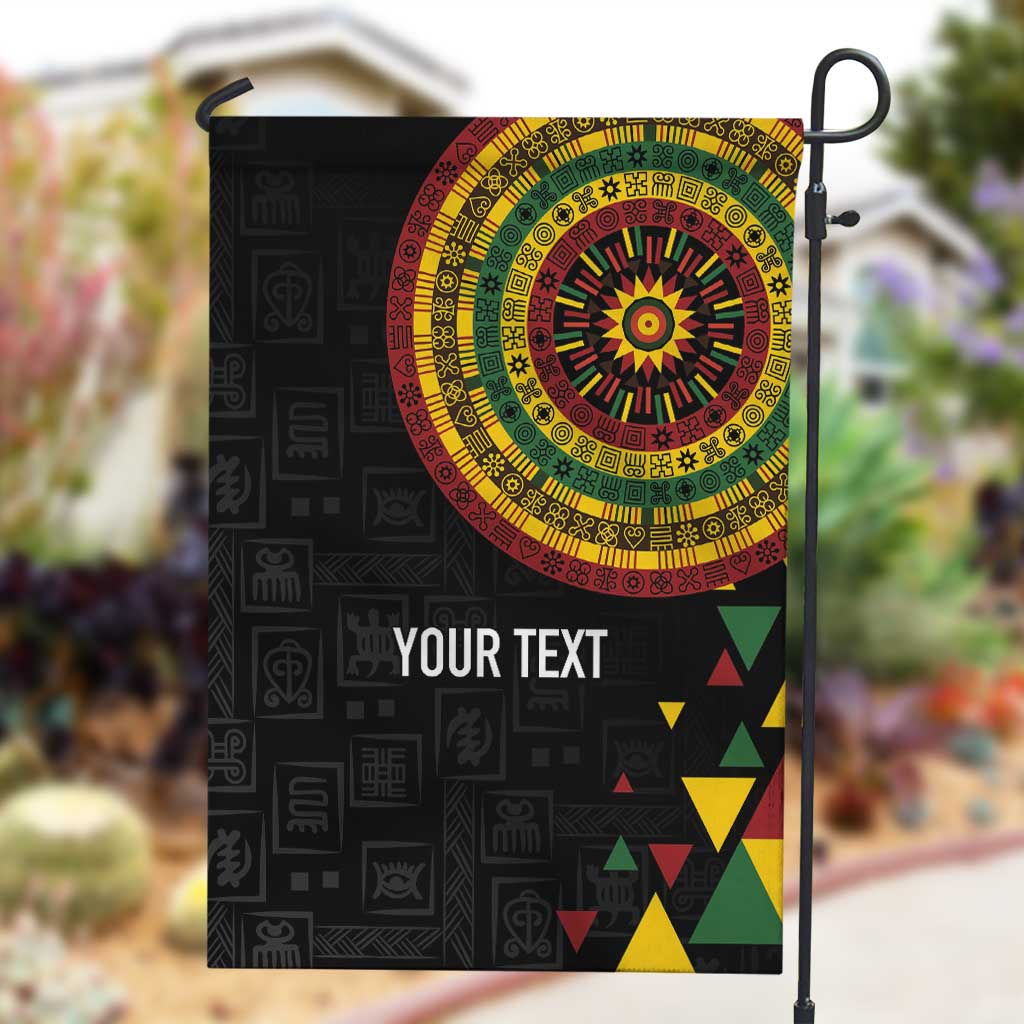 Personalized Adinkra Afro-Akan Culture Garden Flag Afrikan Colors LT7