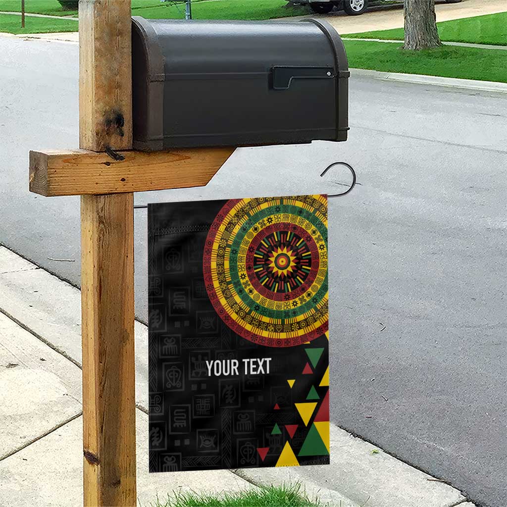 Personalized Adinkra Afro-Akan Culture Garden Flag Afrikan Colors LT7
