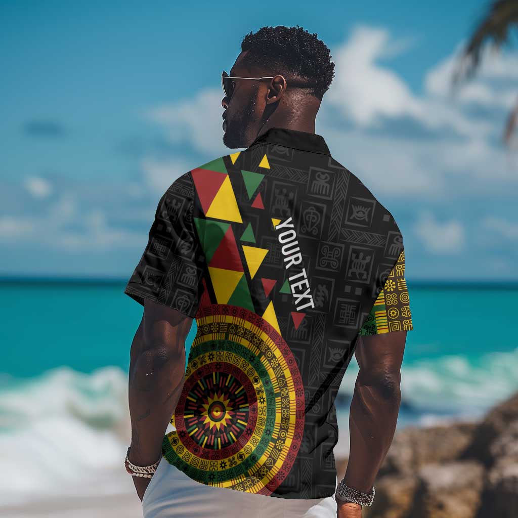 Personalized Adinkra Afro-Akan Culture Hawaiian Shirt Afrikan Colors LT7