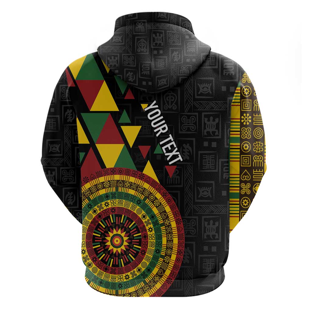 Personalized Adinkra Akan Culture Hoodie Afrikan Colors LT7