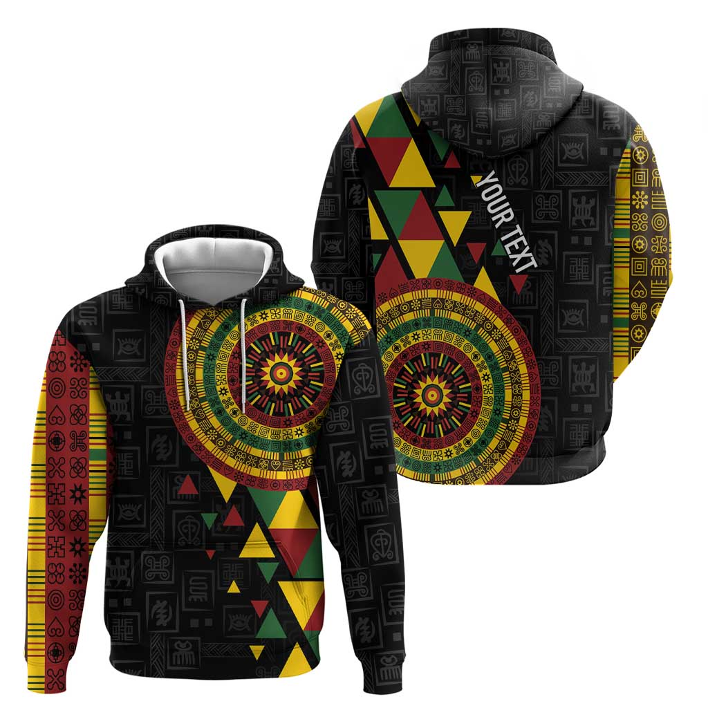 Personalized Adinkra Akan Culture Hoodie Afrikan Colors LT7