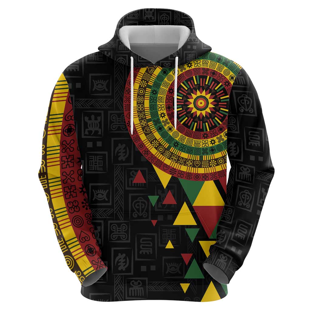 Personalized Adinkra Akan Culture Hoodie Afrikan Colors LT7