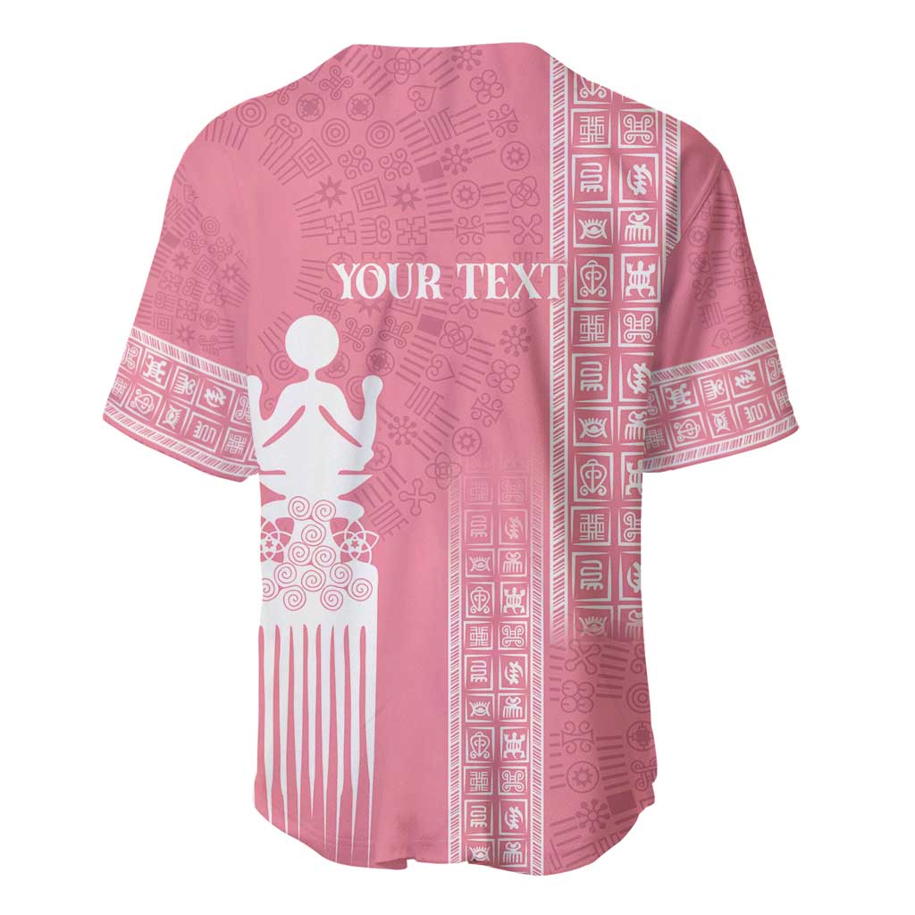 Personalized Adinkra Afro-Akan Culture Baseball Jersey Duafe - Women's Day LT7