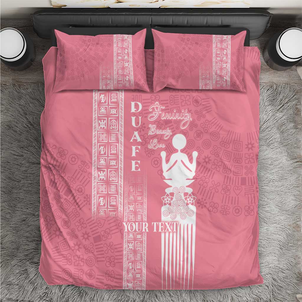 Personalized Adinkra Afro-Akan Culture Bedding Set Duafe - Women's Day LT7