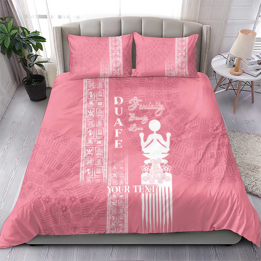 Personalized Adinkra Afro-Akan Culture Bedding Set Duafe - Women's Day LT7