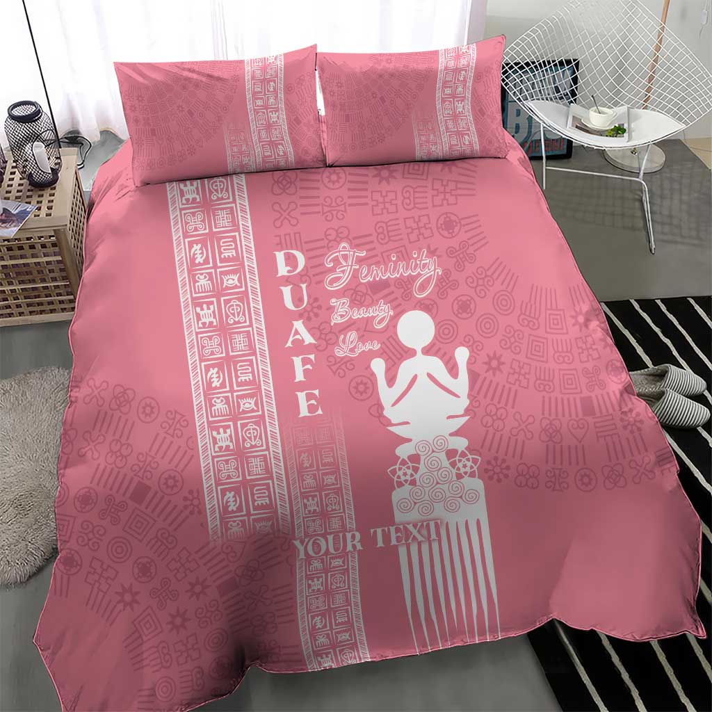 Personalized Adinkra Afro-Akan Culture Bedding Set Duafe - Women's Day LT7