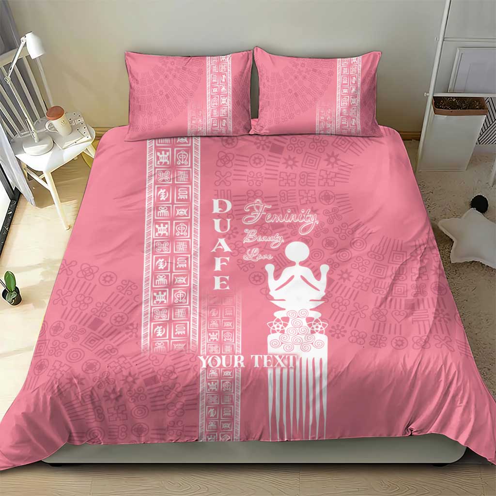 Personalized Adinkra Afro-Akan Culture Bedding Set Duafe - Women's Day LT7