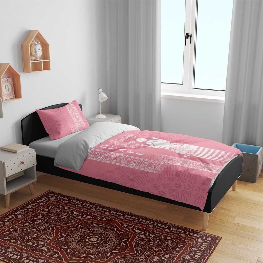 Personalized Adinkra Afro-Akan Culture Bedding Set Duafe - Women's Day LT7