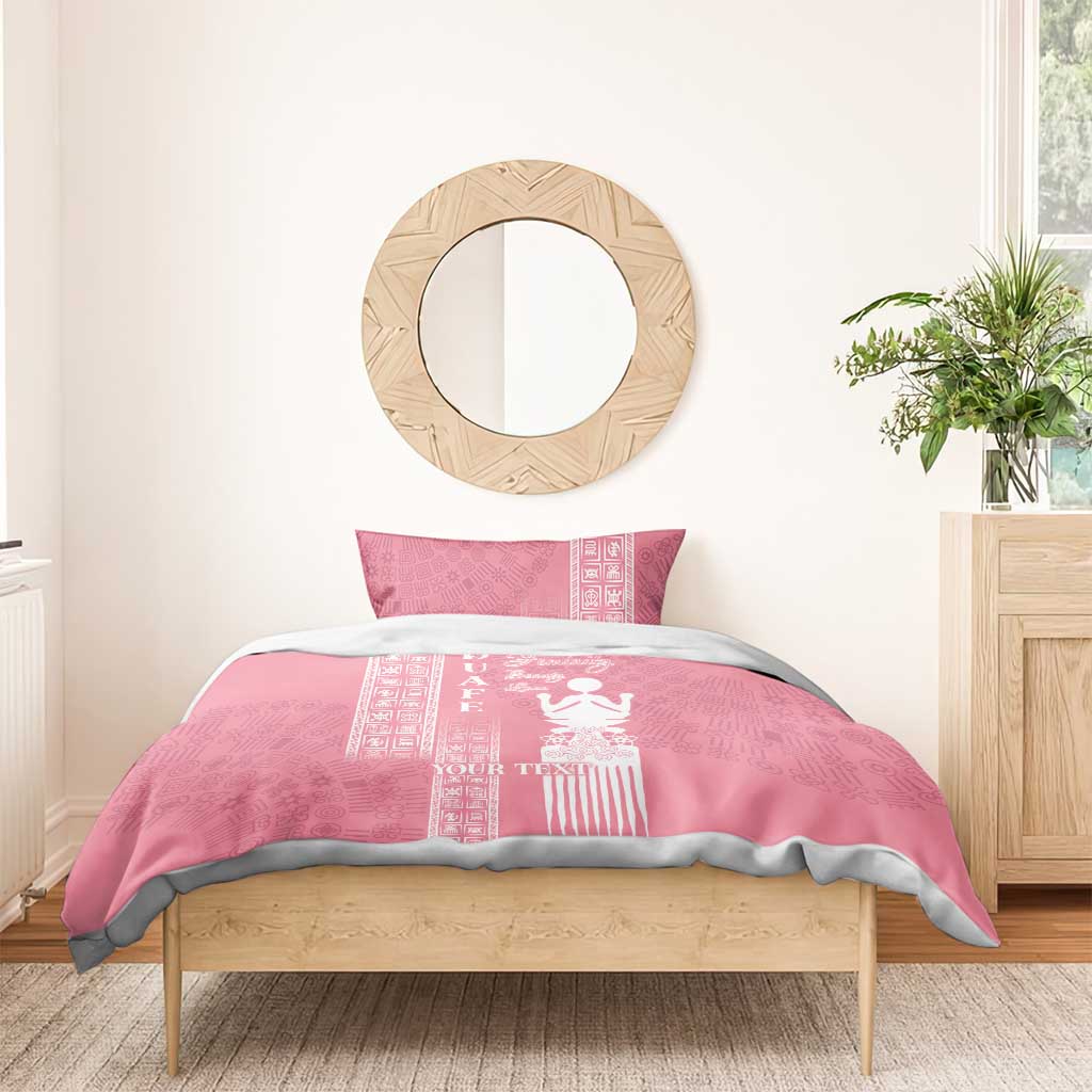 Personalized Adinkra Afro-Akan Culture Bedding Set Duafe - Women's Day LT7
