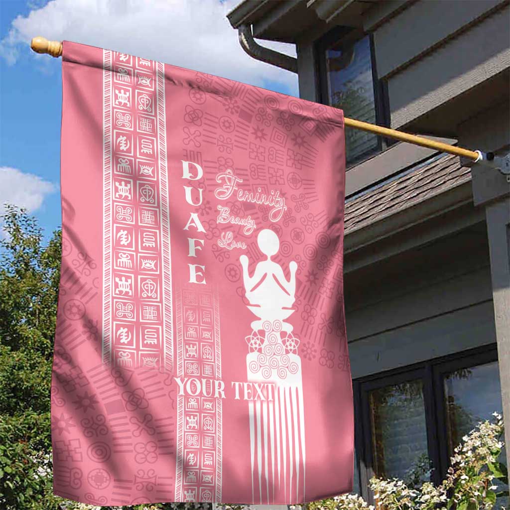 Personalized Adinkra Afro-Akan Culture Garden Flag Duafe - Women's Day LT7