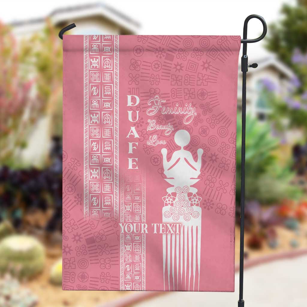 Personalized Adinkra Afro-Akan Culture Garden Flag Duafe - Women's Day LT7