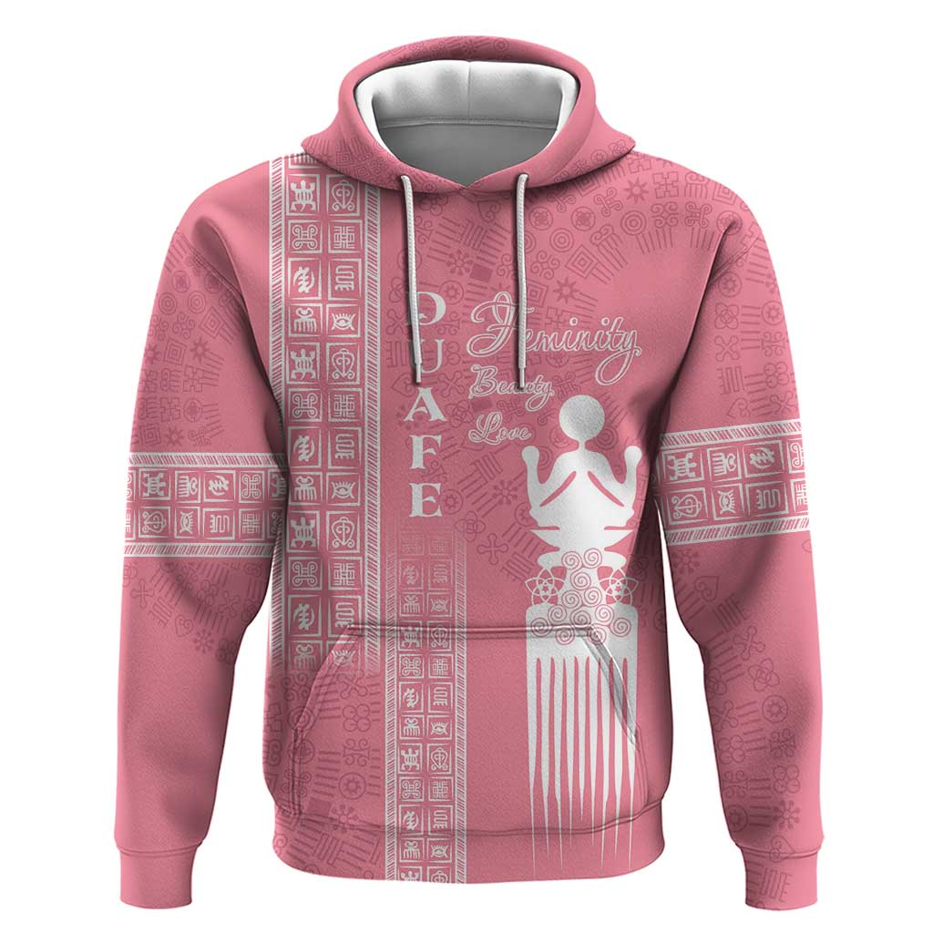 Personalized Adinkra Akan Culture Hoodie Women's Day Duafe Symbol LT7
