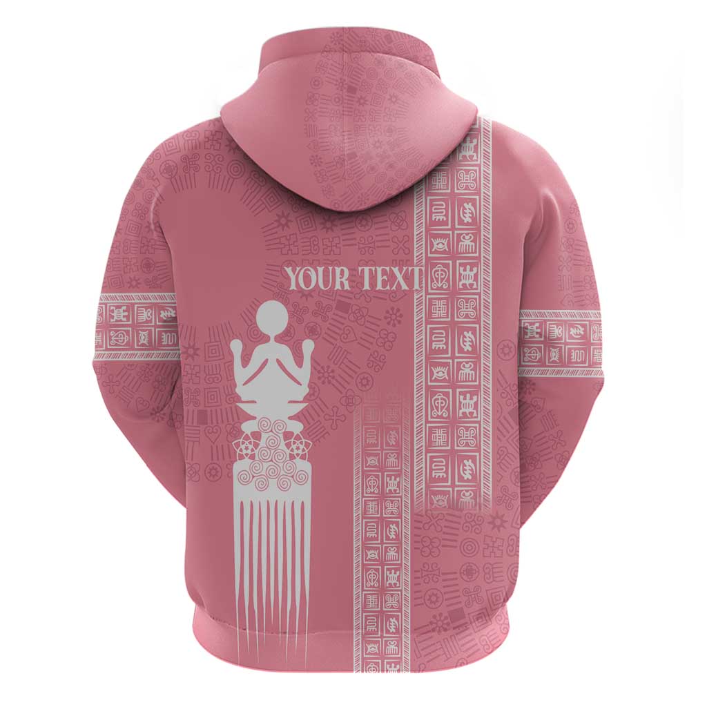 Personalized Adinkra Akan Culture Hoodie Women's Day Duafe Symbol LT7