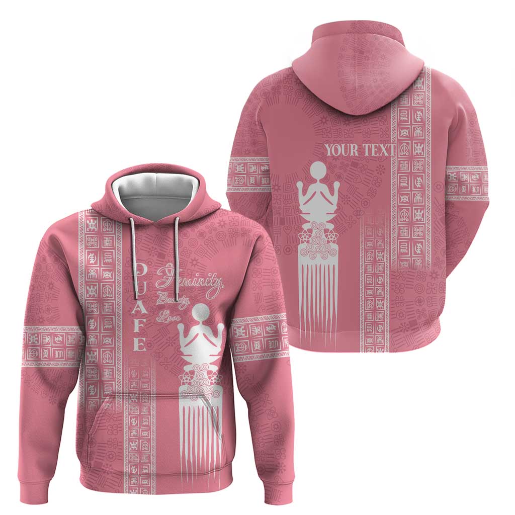Personalized Adinkra Akan Culture Hoodie Women's Day Duafe Symbol LT7