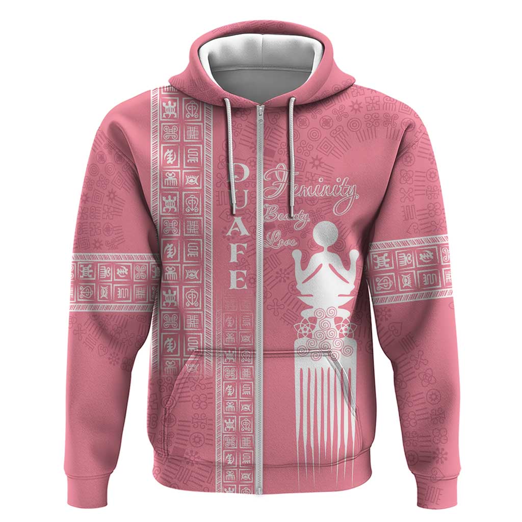 Personalized Adinkra Akan Culture Hoodie Women's Day Duafe Symbol LT7