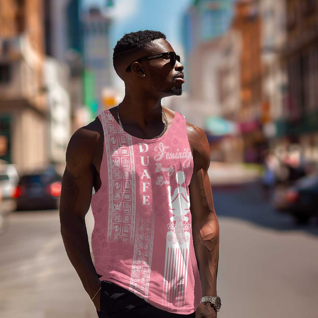 Personalized Adinkra Afro-Akan Culture Men Tank Top Duafe - Women's Day LT7