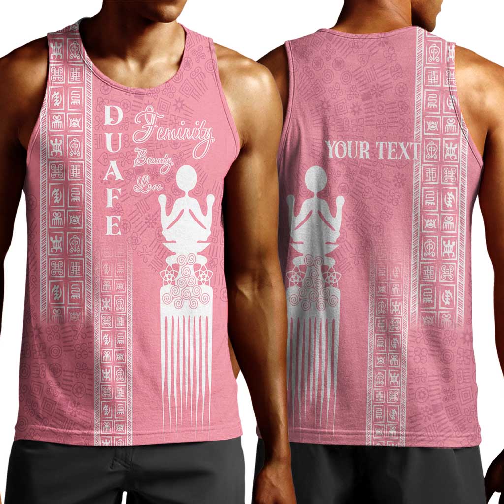 Personalized Adinkra Afro-Akan Culture Men Tank Top Duafe - Women's Day LT7