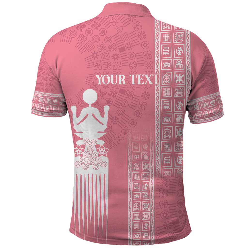 Personalized Adinkra Akan Culture Polo Shirt Women's Day Duafe Symbol LT7