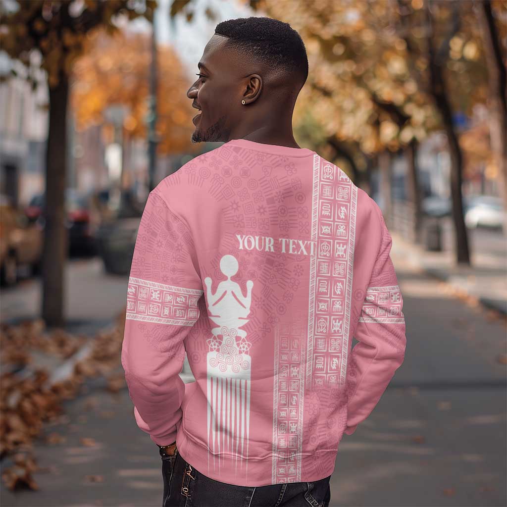 Personalized Adinkra Afro-Akan Culture Sweatshirt Duafe - Women's Day LT7