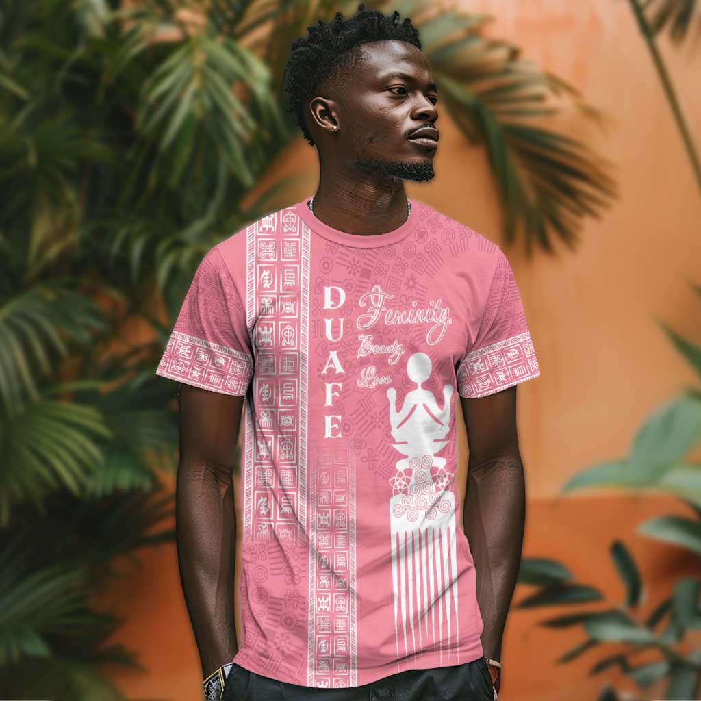 Personalized Adinkra Afro-Akan Culture T shirt Duafe - Women's Day LT7