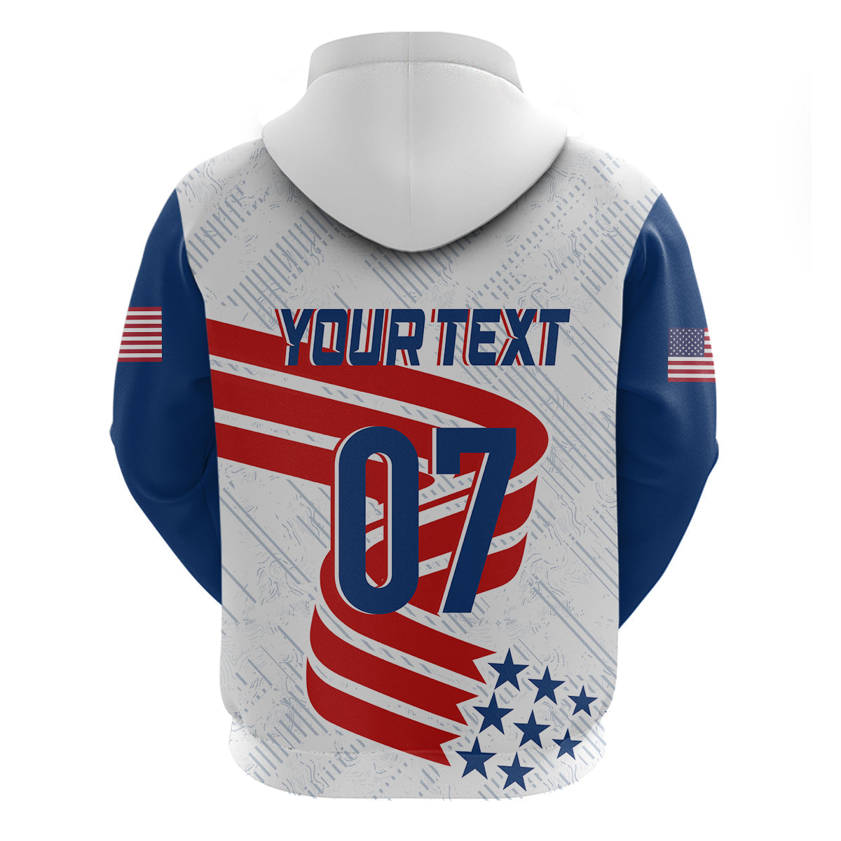 Custom USA Baseball Star Spangled Simple Style Hoodie LT7
