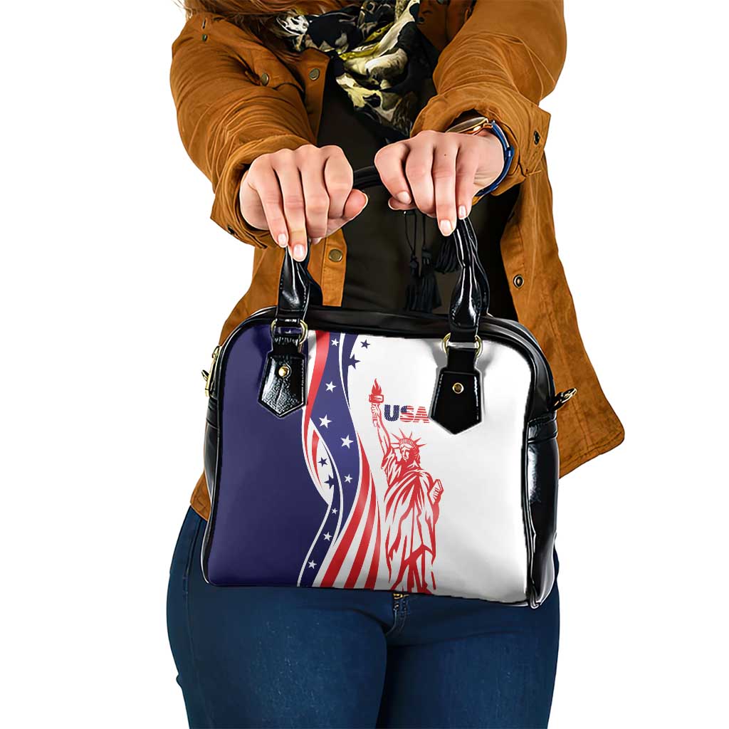 Fourth Of July USA Shoulder Handbag American Dream - Statue Of Liberty LT7