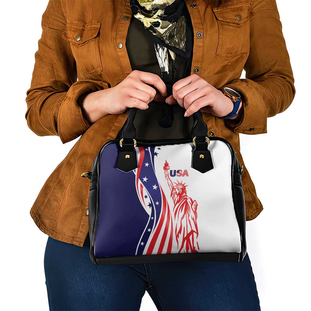 Fourth Of July USA Shoulder Handbag American Dream - Statue Of Liberty LT7