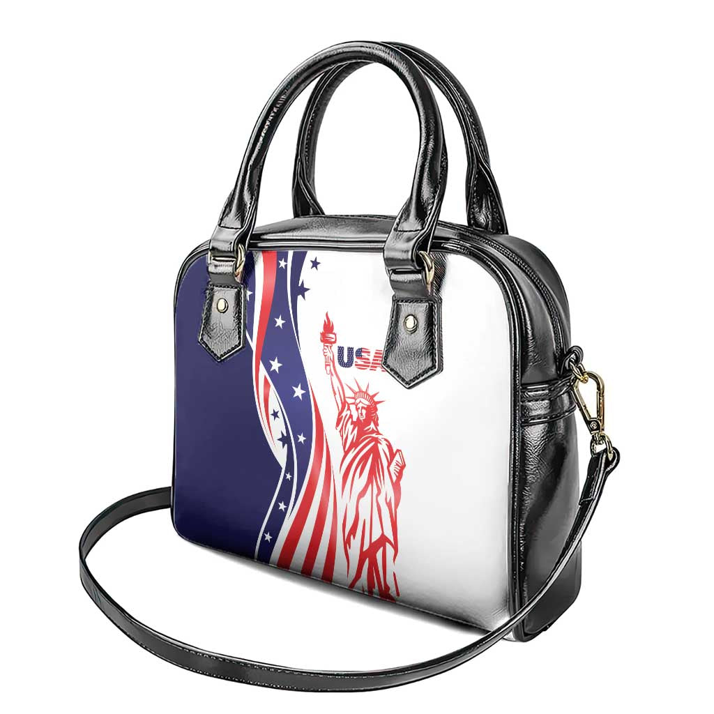Fourth Of July USA Shoulder Handbag American Dream - Statue Of Liberty LT7