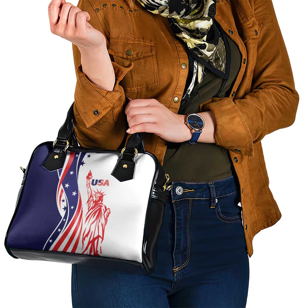 Fourth Of July USA Shoulder Handbag American Dream - Statue Of Liberty LT7