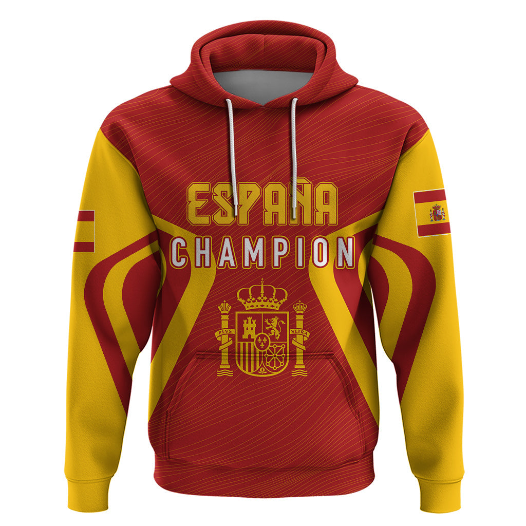 Personalised Spain Football Hoodie World Cup Campeona 2023 La Roja LT7