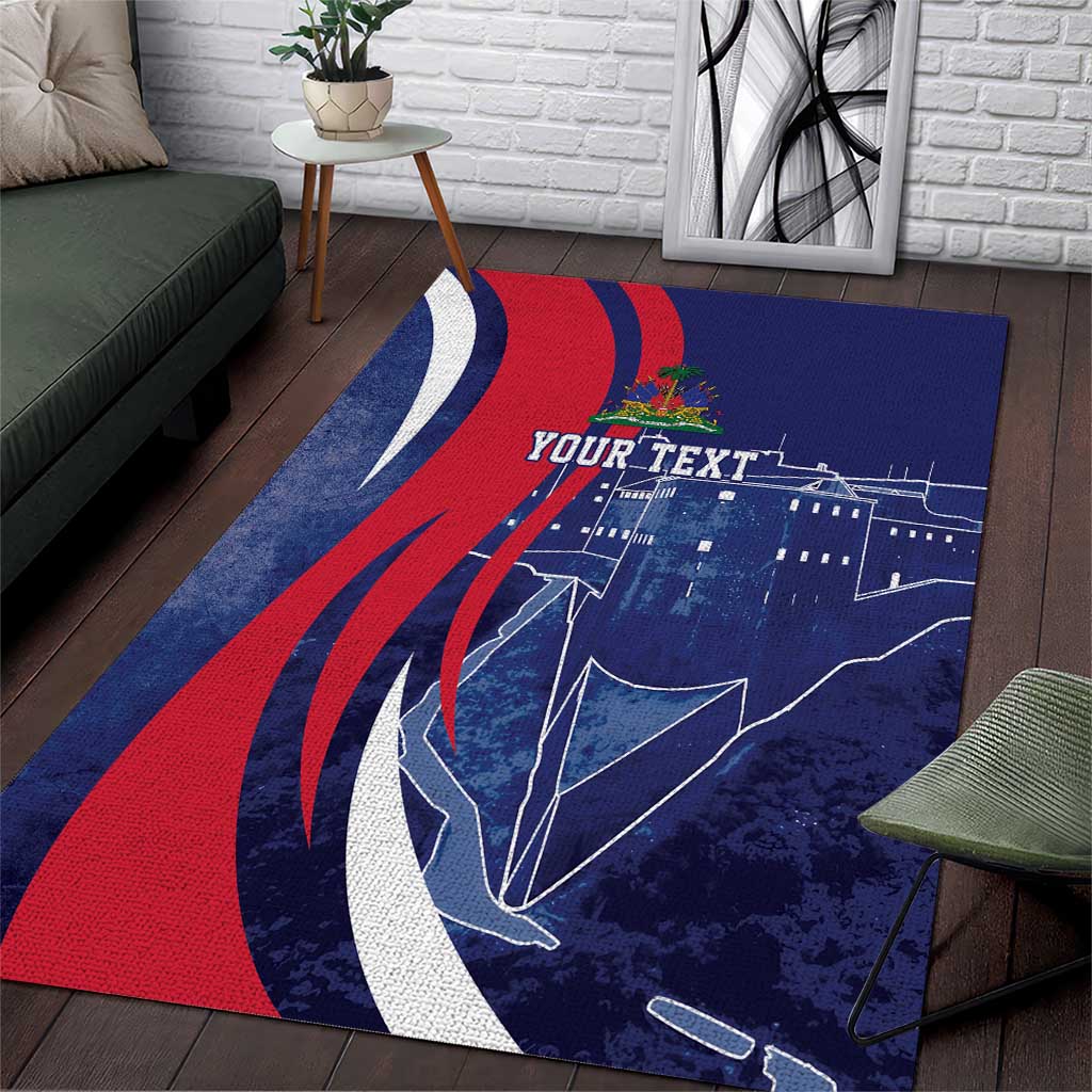 Personalized Haiti Citadelle Laferrière Area Rug Grunge Style LT7