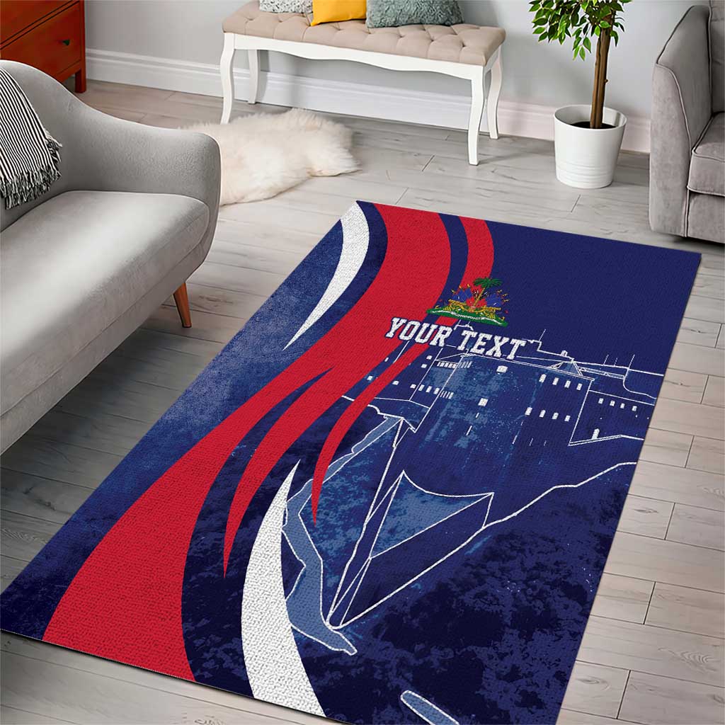 Personalized Haiti Citadelle Laferrière Area Rug Grunge Style LT7
