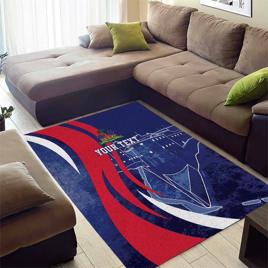 Personalized Haiti Citadelle Laferrière Area Rug Grunge Style LT7