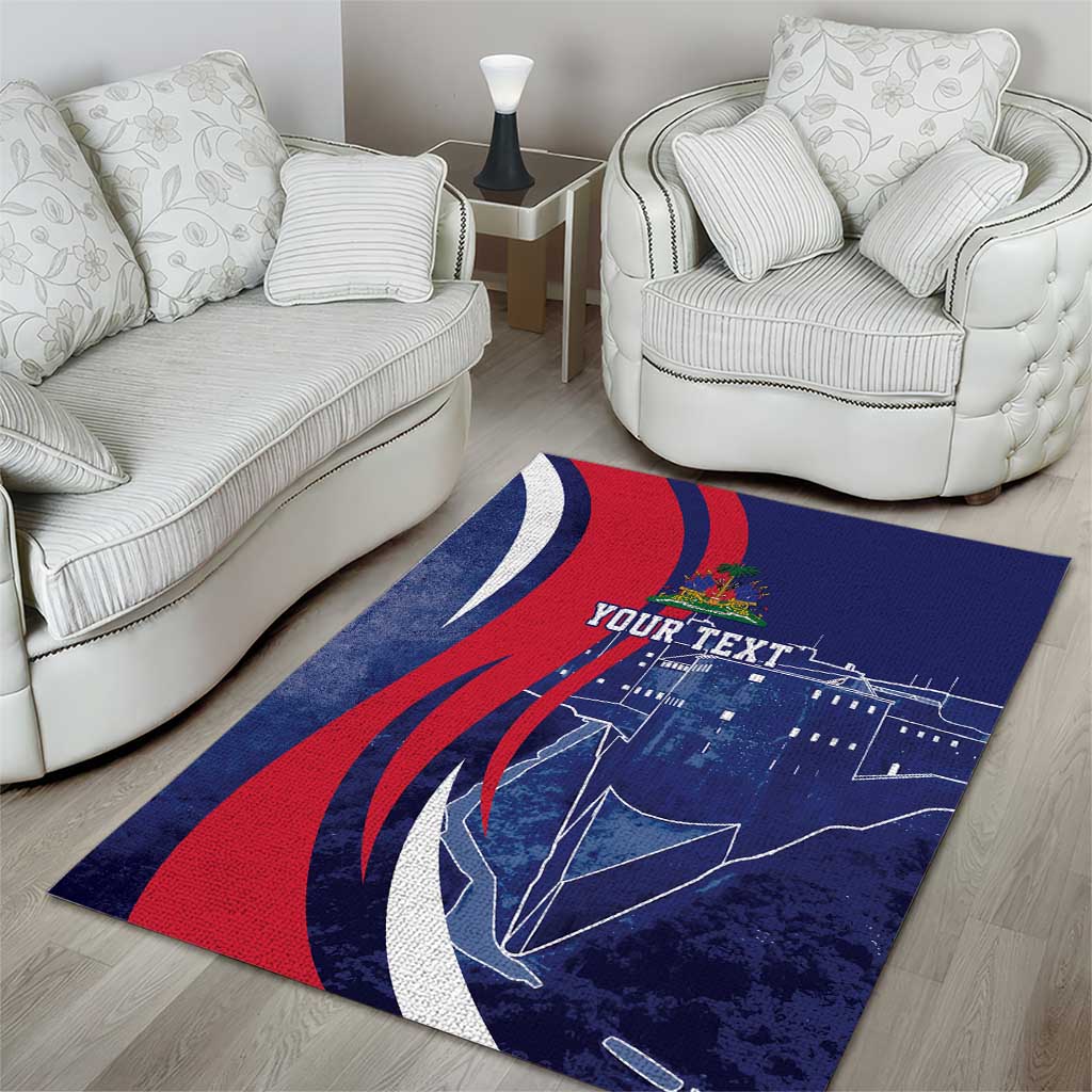 Personalized Haiti Citadelle Laferrière Area Rug Grunge Style LT7