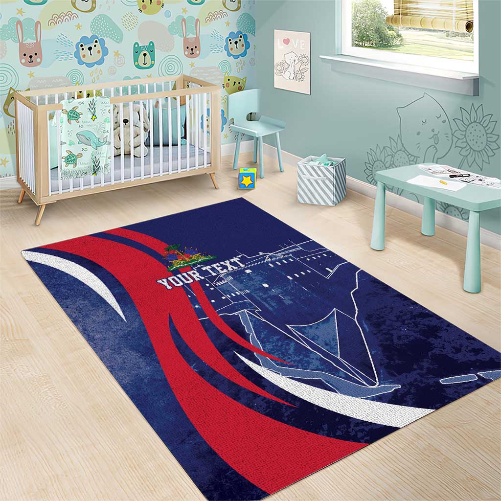 Personalized Haiti Citadelle Laferrière Area Rug Grunge Style LT7