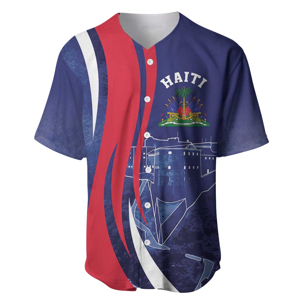 Personalized Haiti Citadelle Laferrière Baseball Jersey Grunge Style LT7