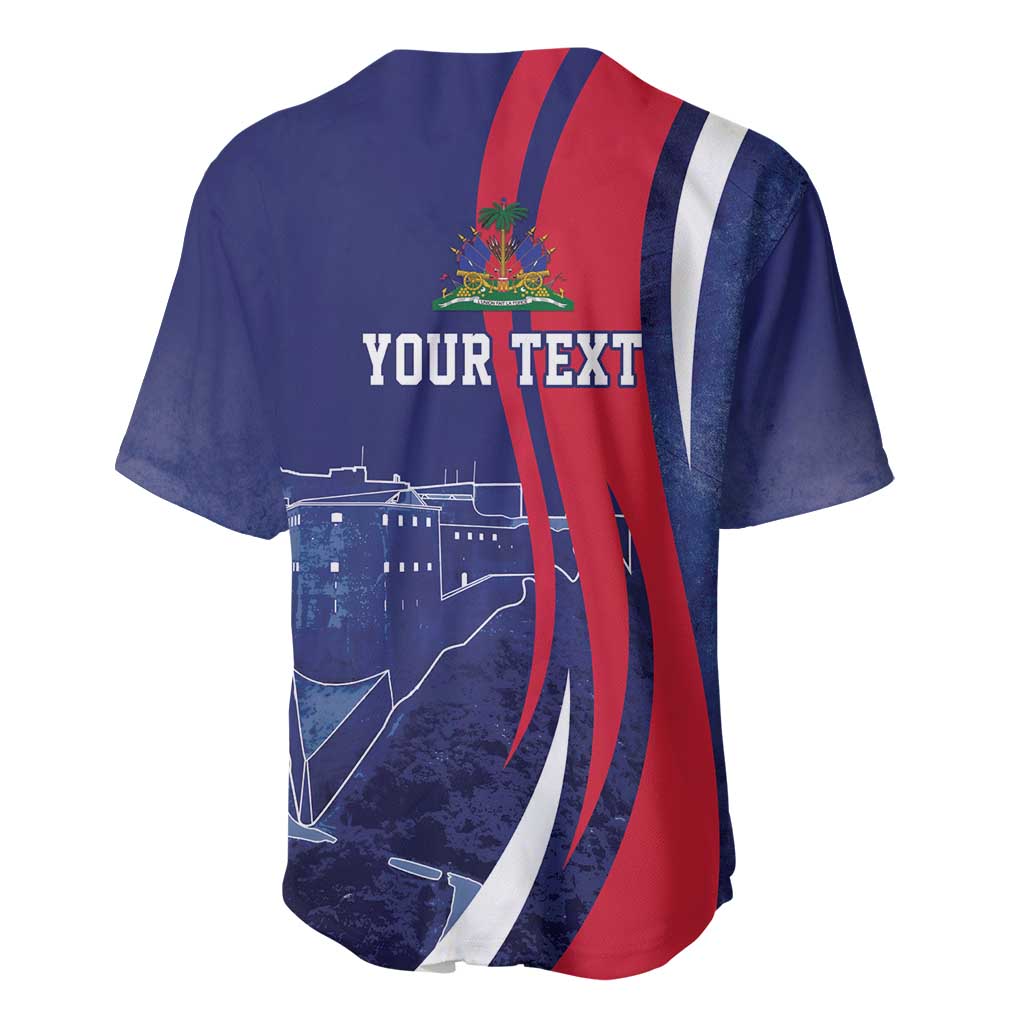 Personalized Haiti Citadelle Laferrière Baseball Jersey Grunge Style LT7