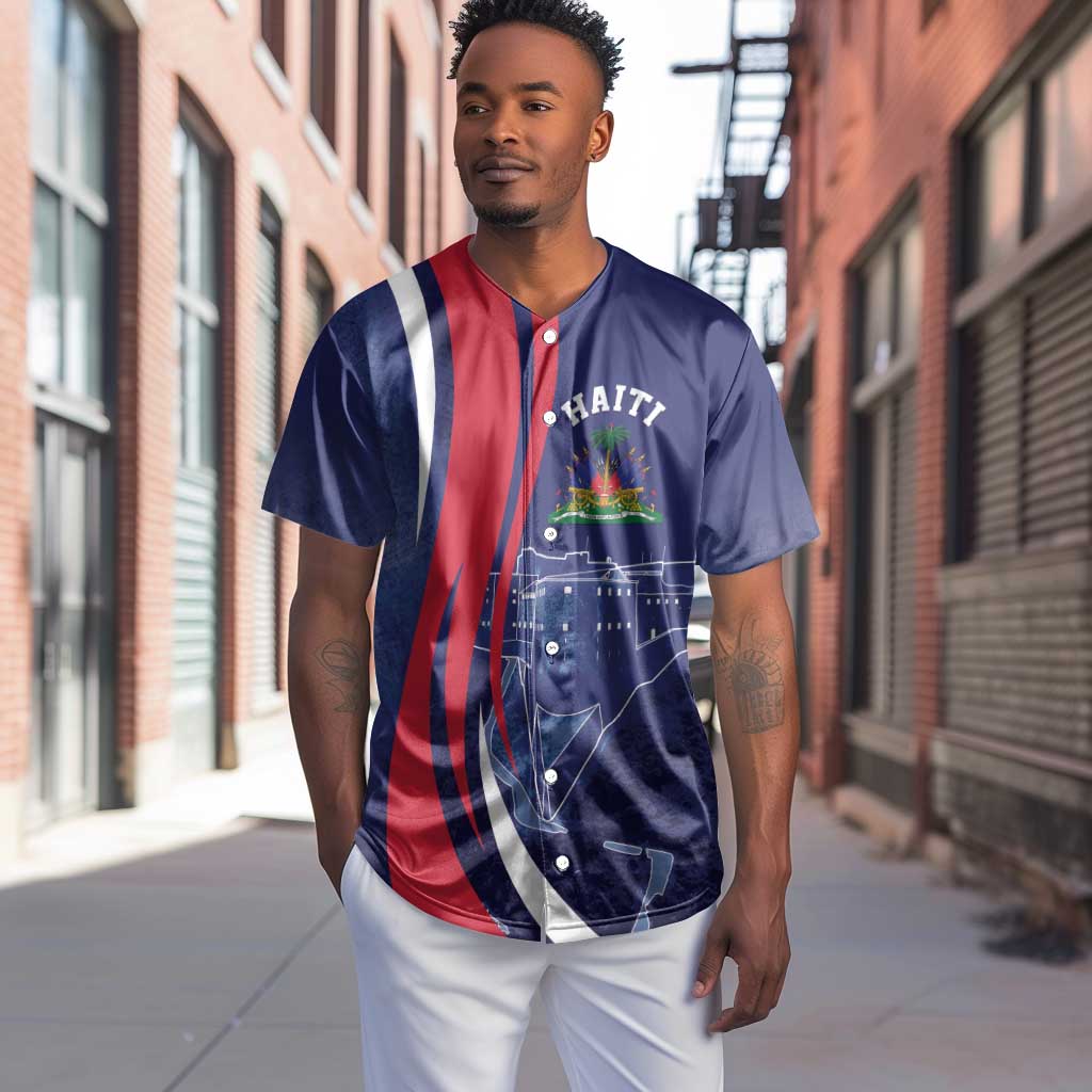Personalized Haiti Citadelle Laferrière Baseball Jersey Grunge Style LT7