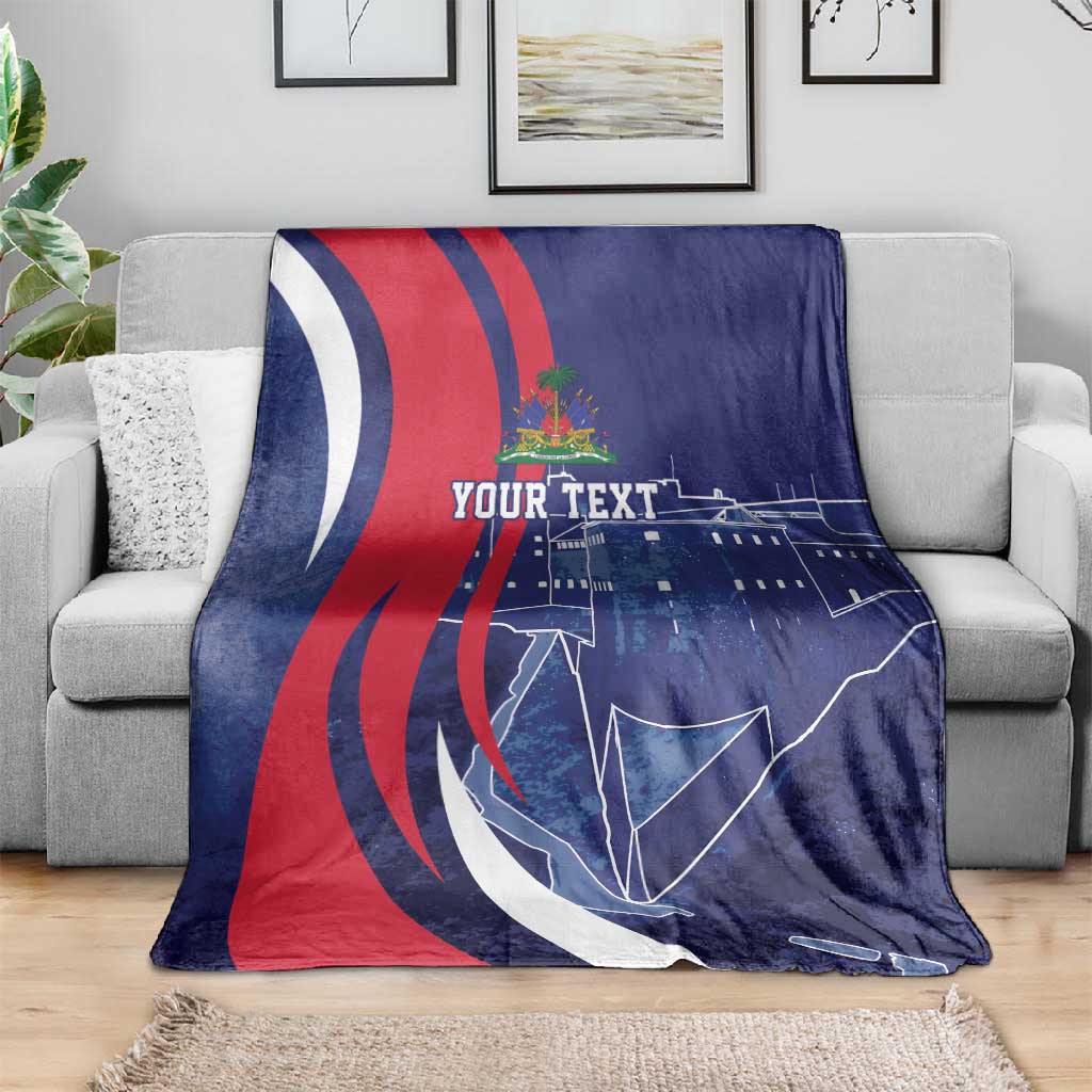Personalized Haiti Citadelle Laferrière Blanket Grunge Style LT7