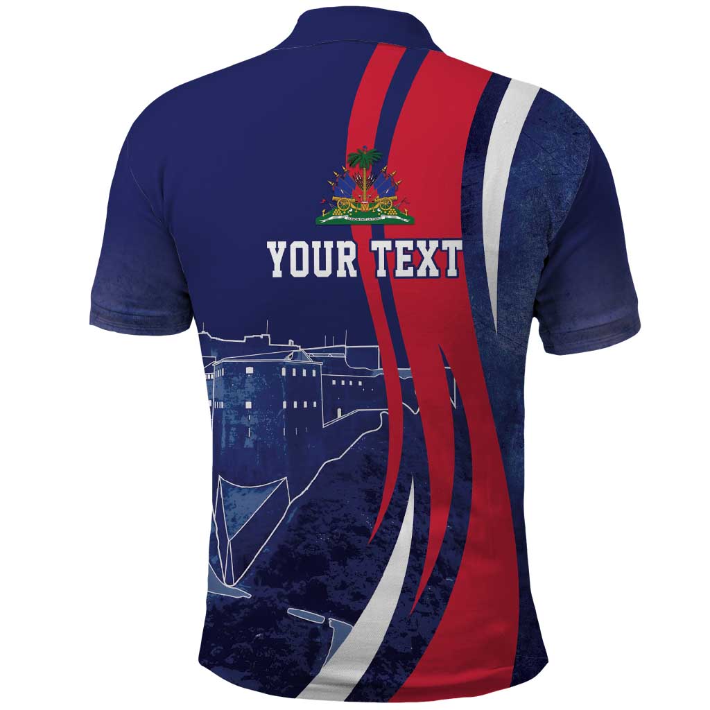Personalized Haiti Citadelle Laferrière Polo Shirt Grunge Style LT7