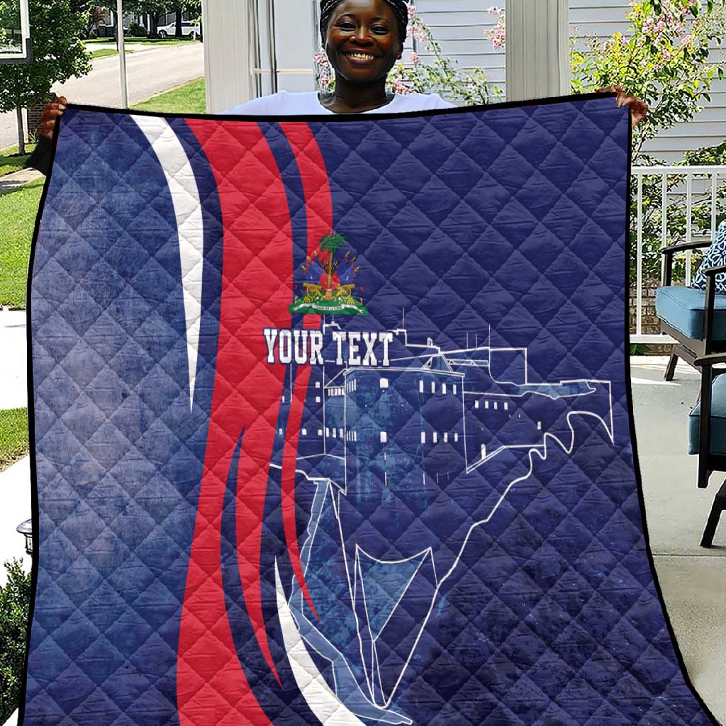 Personalized Haiti Citadelle Laferrière Quilt Grunge Style LT7