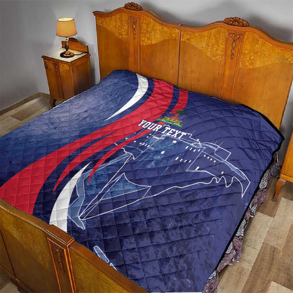 Personalized Haiti Citadelle Laferrière Quilt Grunge Style LT7